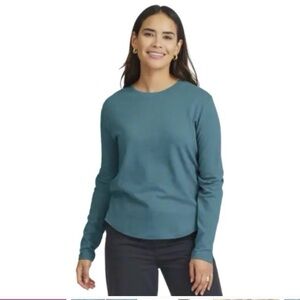 NWT Allbirds Teal Long Sleeve Tee